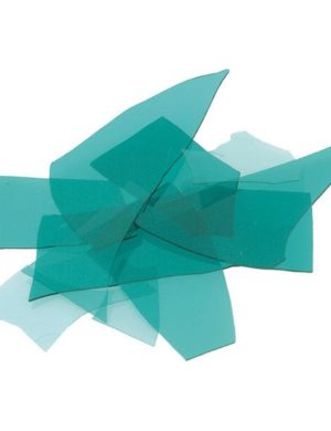 Aquamarine Blue Transparent, Confetti