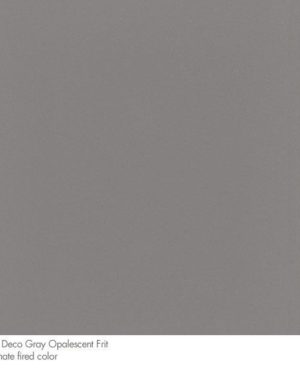 Deco Gray Opalescent, Frit