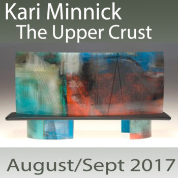 Kari Minnick: The Upper Crust, Magnificent surfaces and compelling layers in kilnformed glass