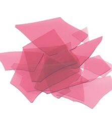 Cranberry Pink Transparent, Confetti
