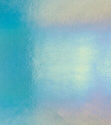 Light Turquoise Blue Transparent, Iridescent, Rainbow