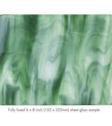 White Opalescent, Aventurine Green Transparent 2-Color Mix