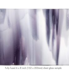 Dense White Opalescent, Deep Royal Purple Transparent 2-Color Mix