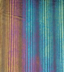 Black Opalescent, Accordion Texture, Iridescent, rainbow