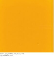 Marigold Yellow Opalescent, Frit