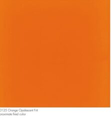 Orange Opalescent, Frit