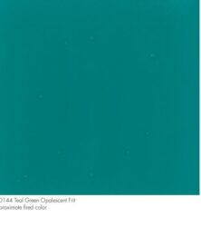 Teal Green Opalescent, Frit