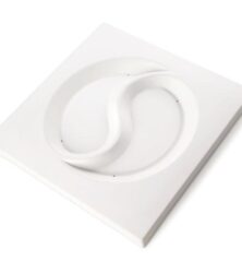 Yin-Yang Plate, 11.75 x 11.75 x 1 in (298 x 298 x 25 mm), Slumping Mould